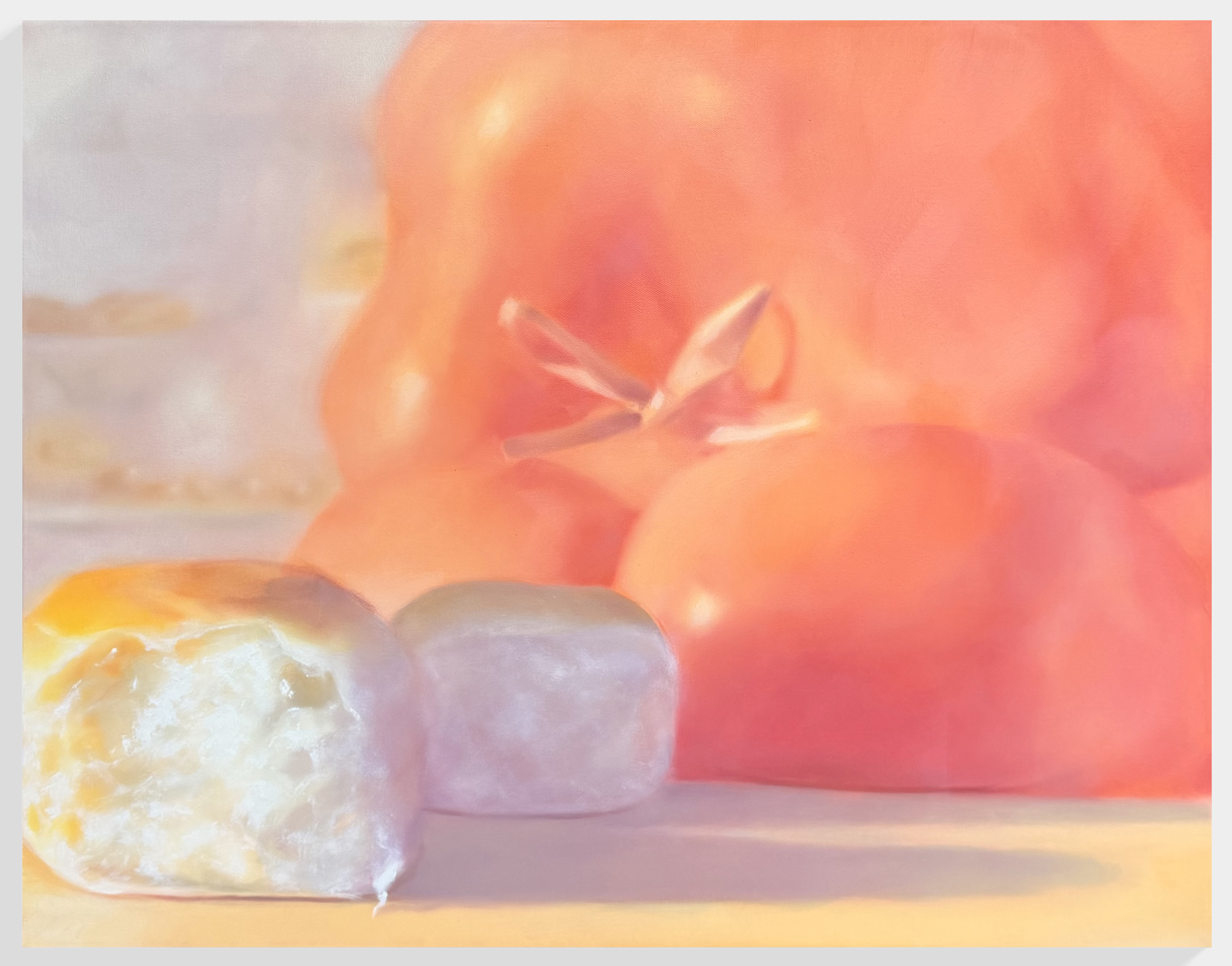 Ally Cotton, Rolls, 2026, oil on canvas