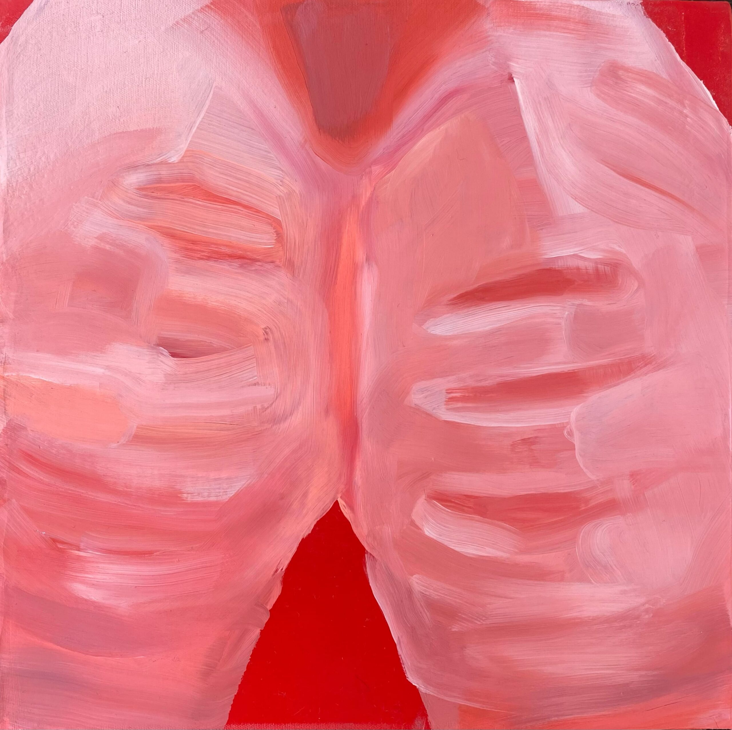 Amelia Ford, Piece of Me 02, 2022, oil and acrylic on board