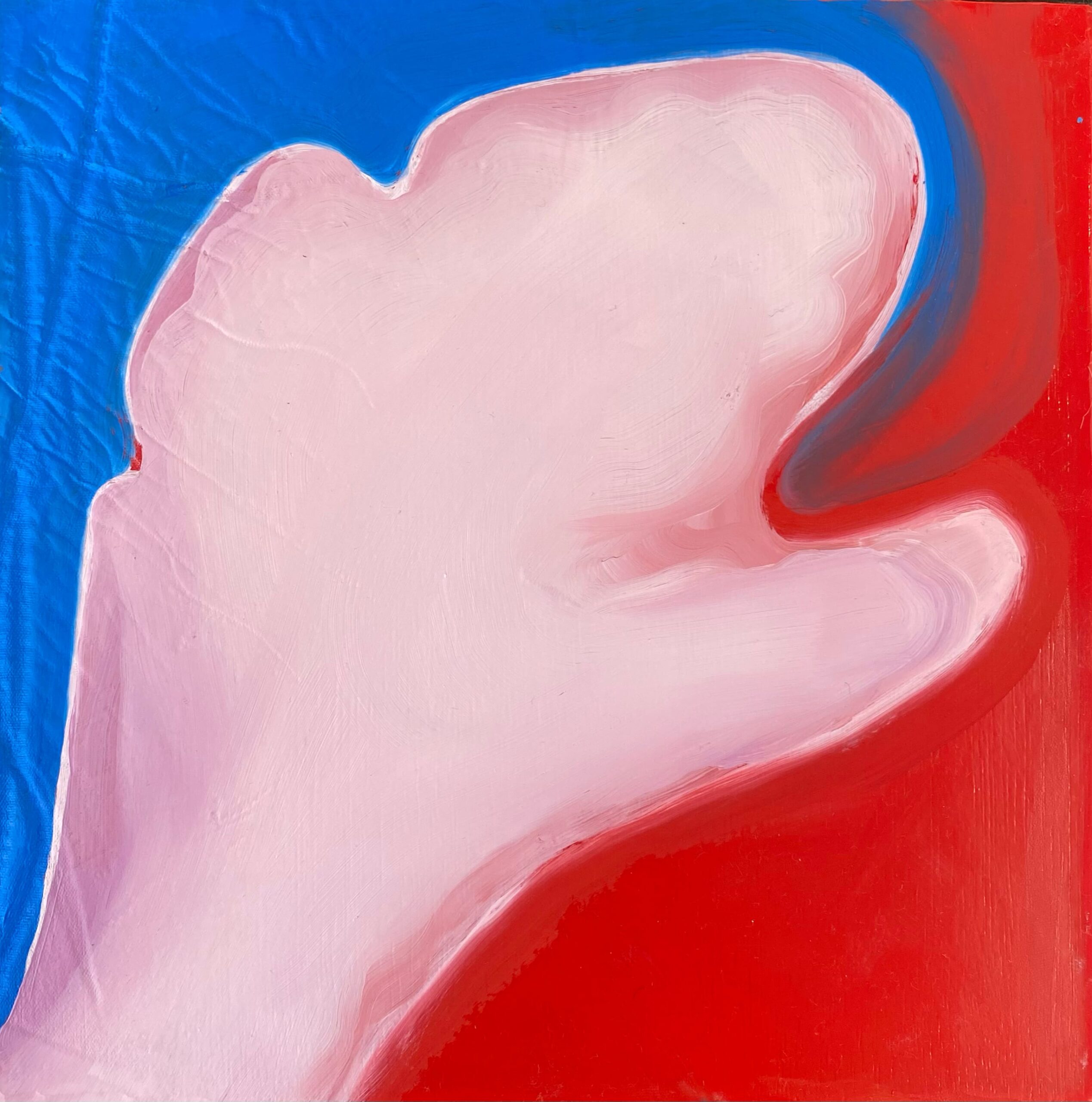 Amelia Ford, Piece of Me 03, 2022, oil and acrylic on board