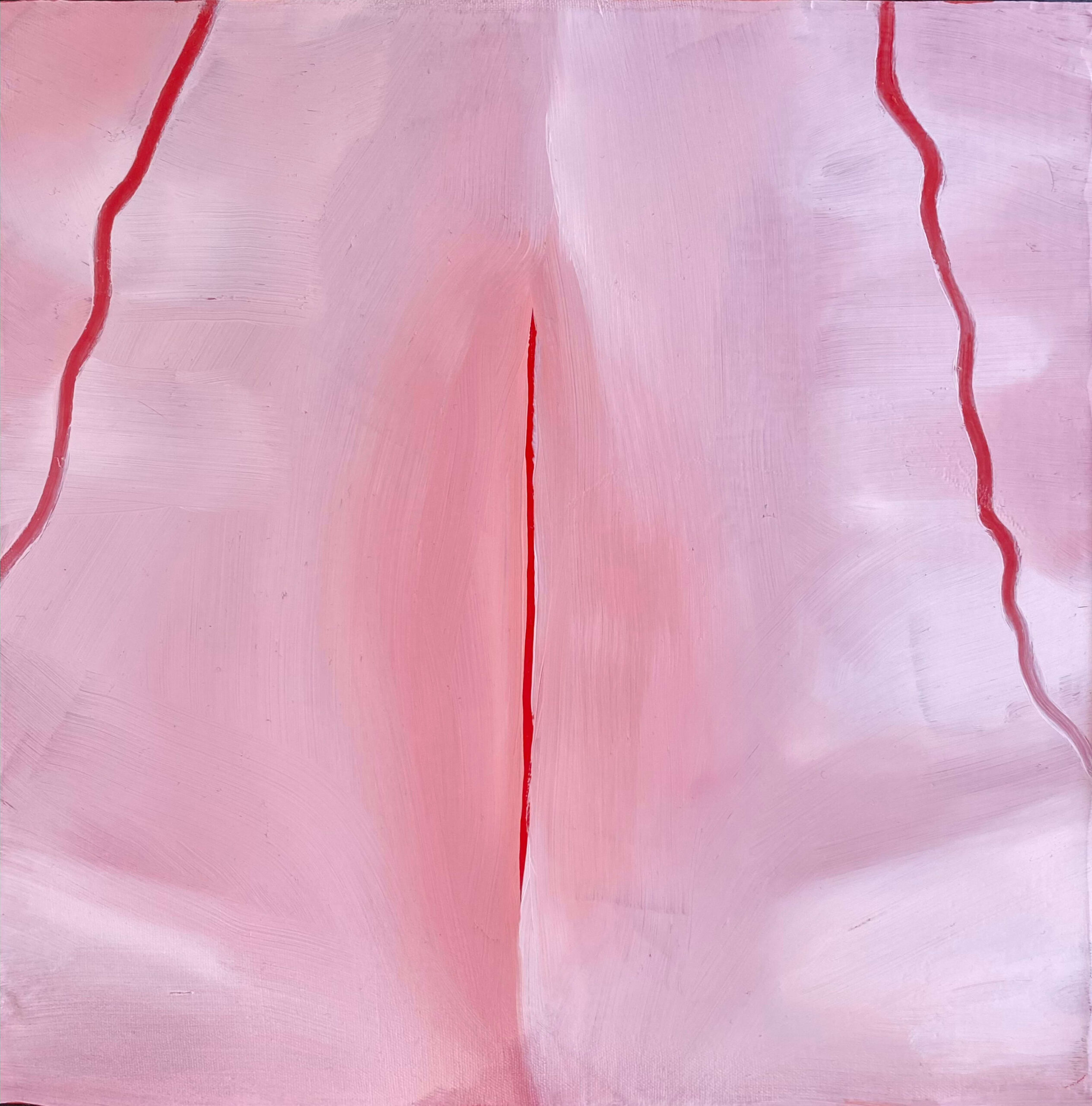 Amelia Ford, Piece of Me 04, 2022, oil and acrylic on board