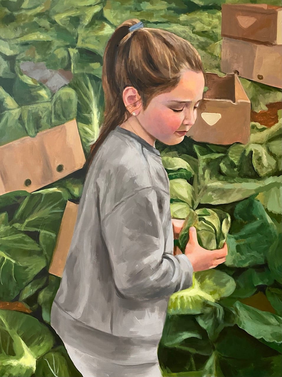Bona V, Anjeza, 2022, acrylic on canvas