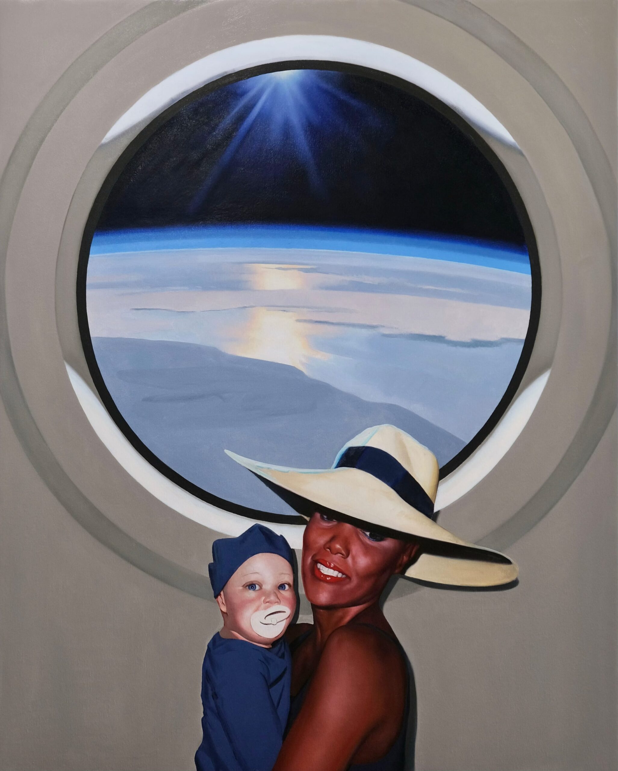 Brian Brown, What is a Straight Line, 2021, Oil on linen