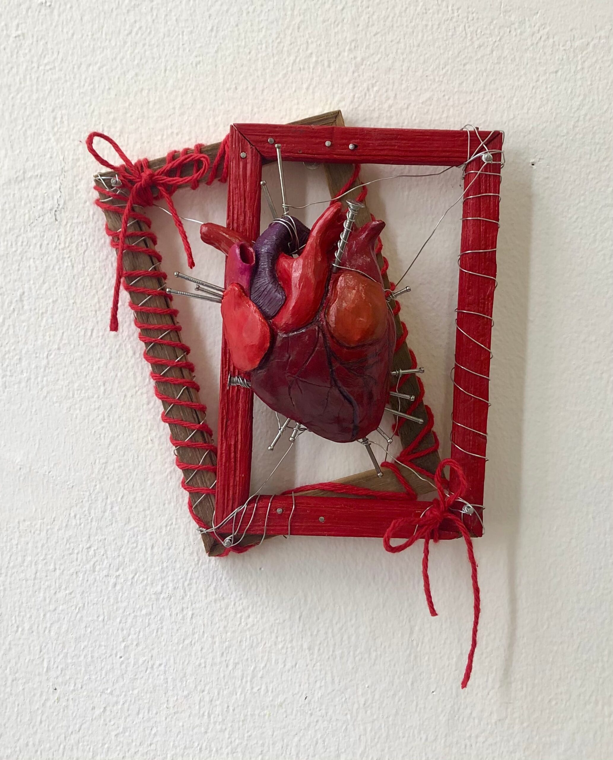 Catherine Falco, Strung Out, 2021, mixed media