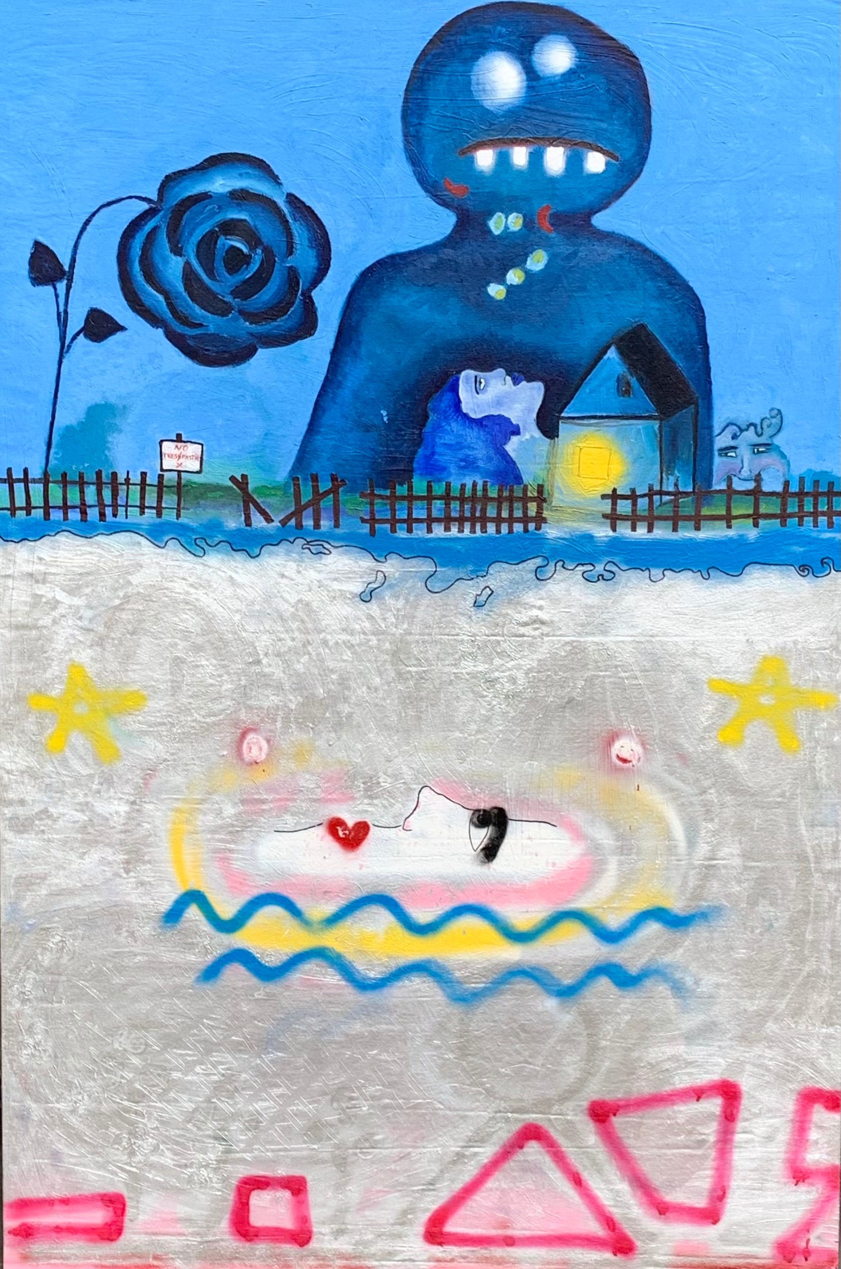 Inga Khurieva, Healing waters, 2021, oil on canvas