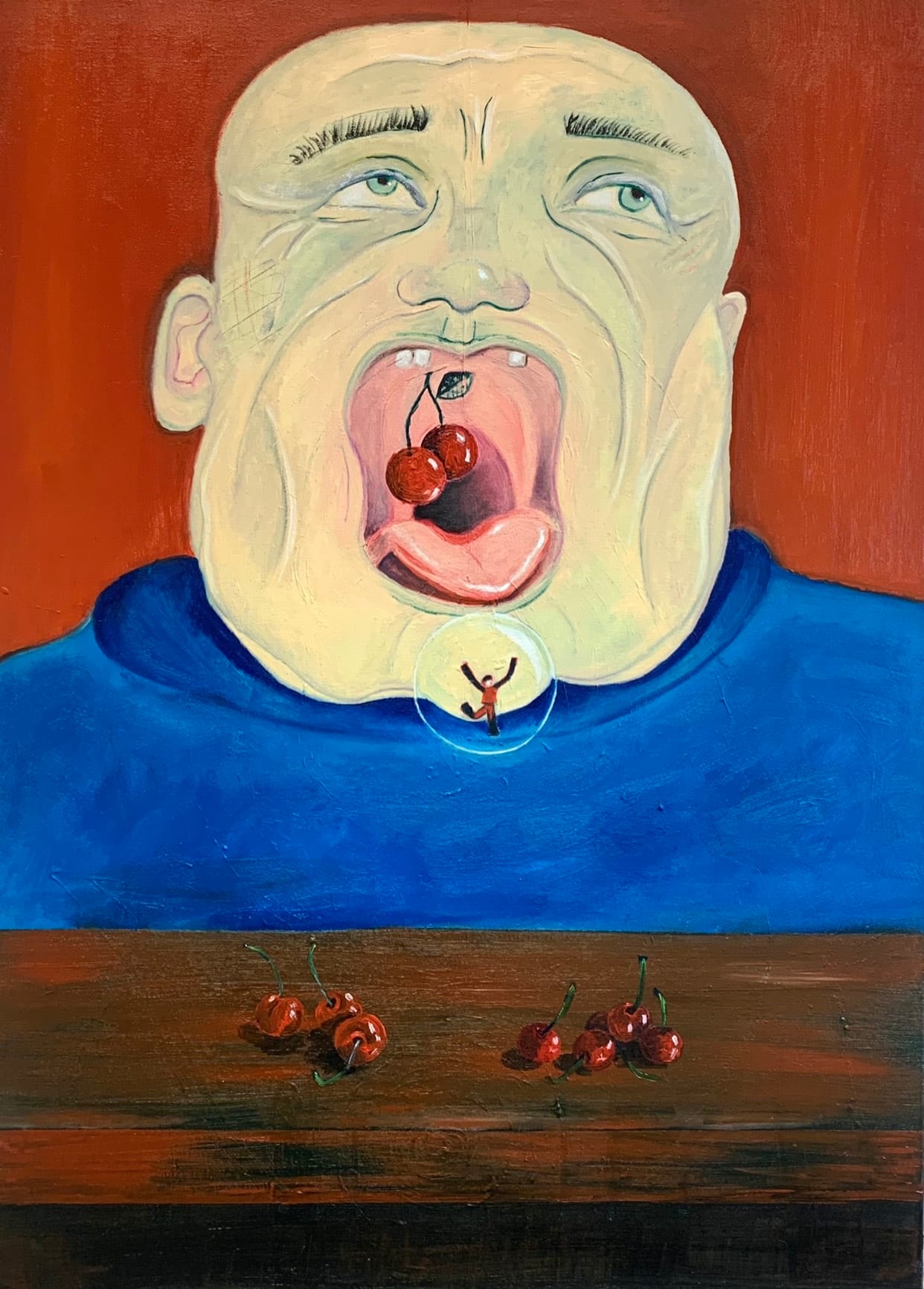 Inga Khurieva, Time, 2022, oil on canvas