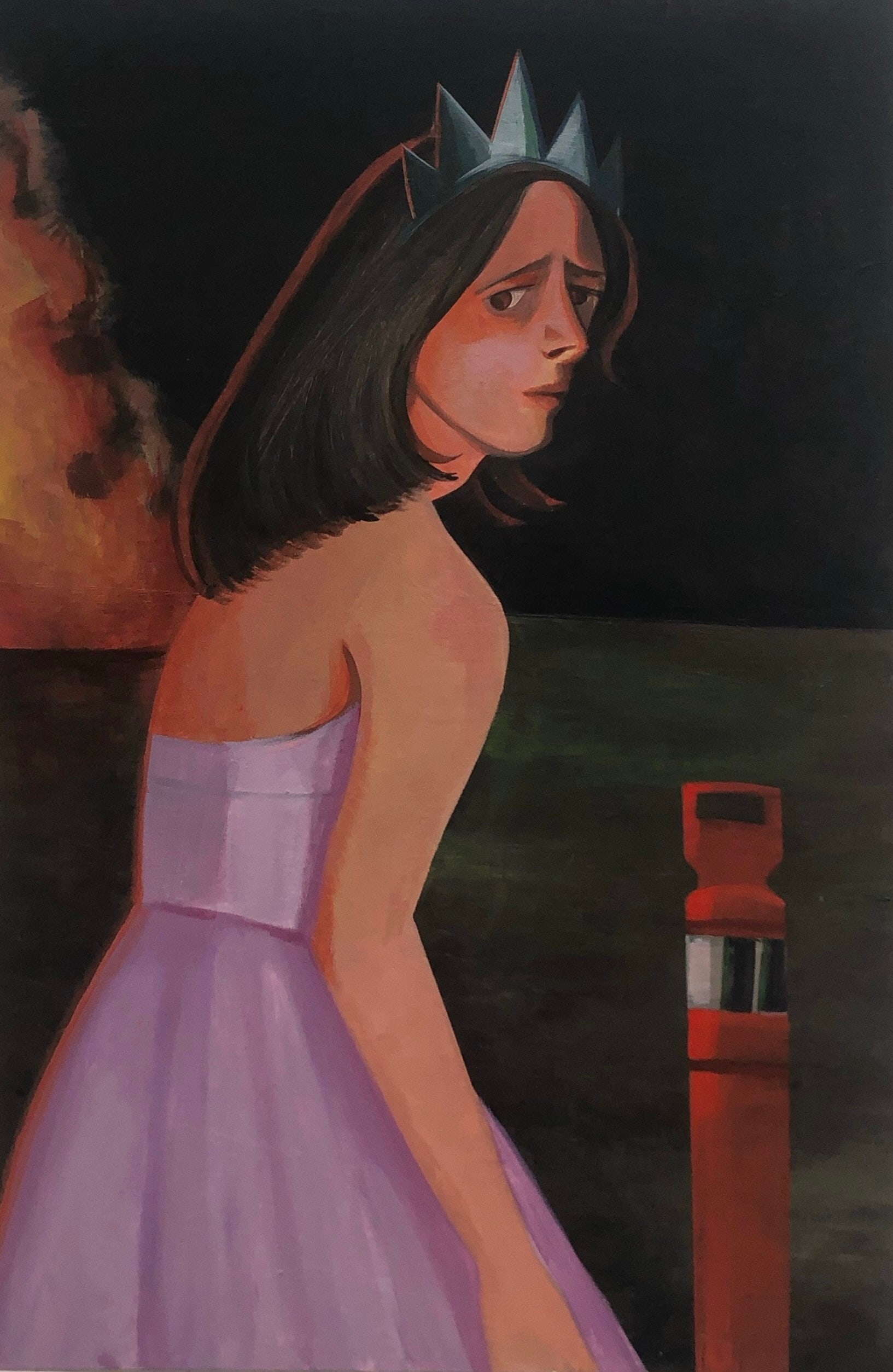Leonard Baby, Homecoming, 2022, acrylic and oil on canvas