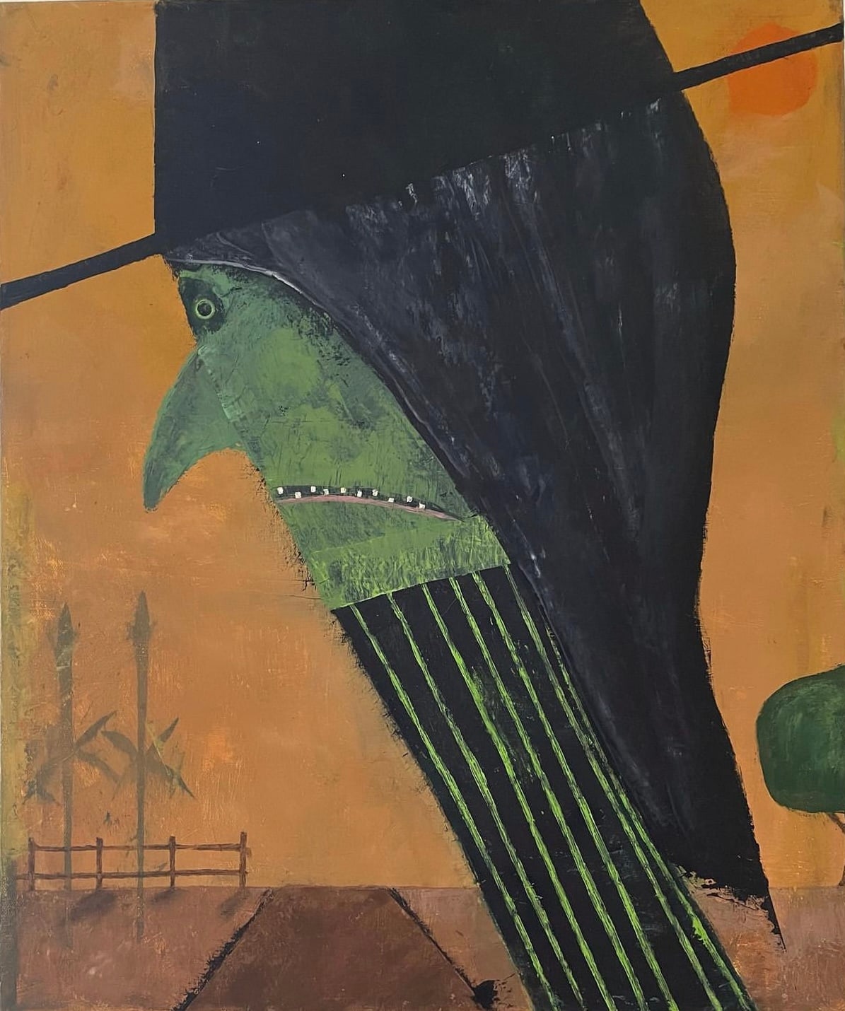 Scott Daniel Ellison, Witch (Farm), 2022, oil on canvas