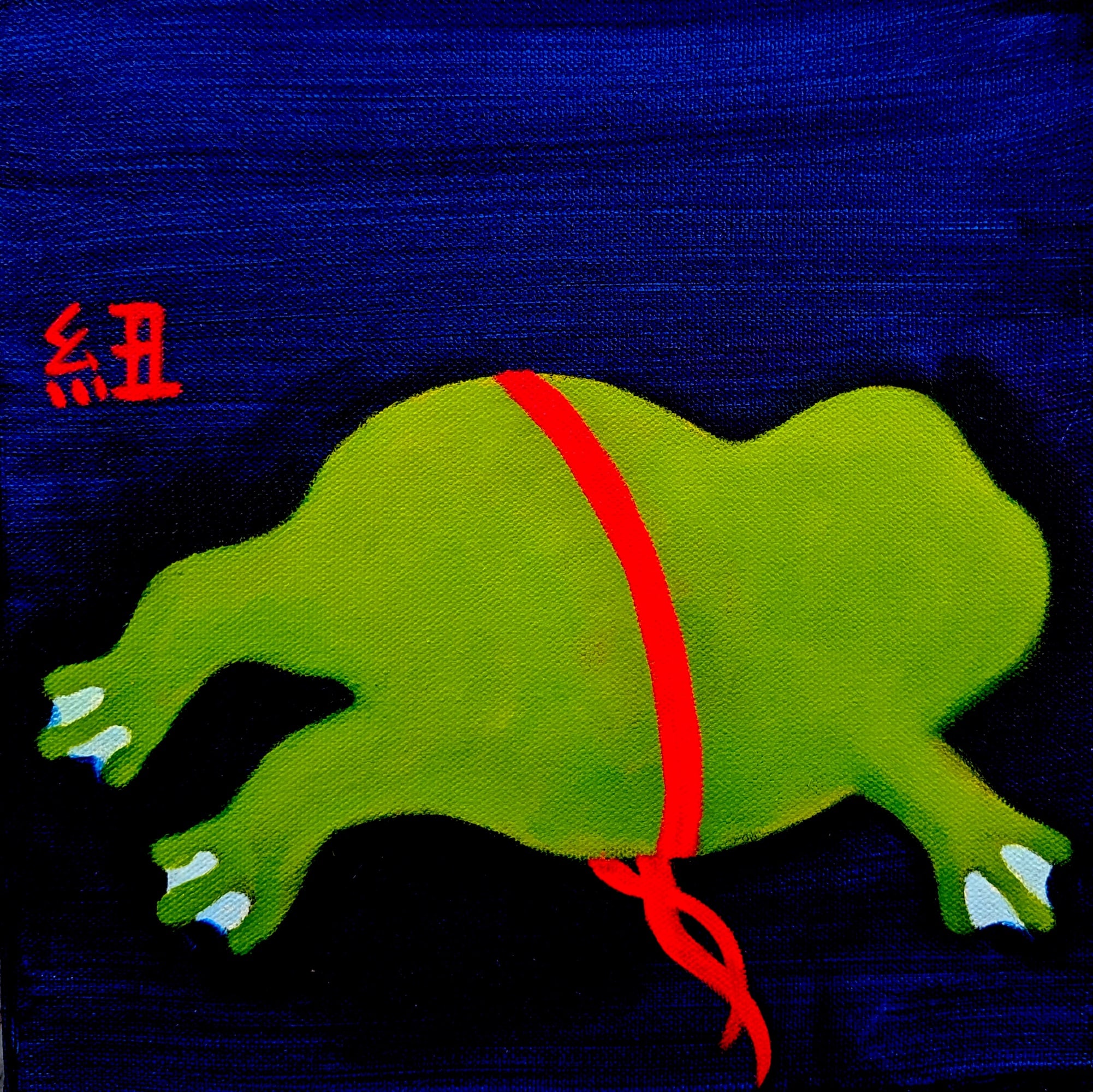 Sophia Chizuco, Pass Out, 2019, oil on canvas